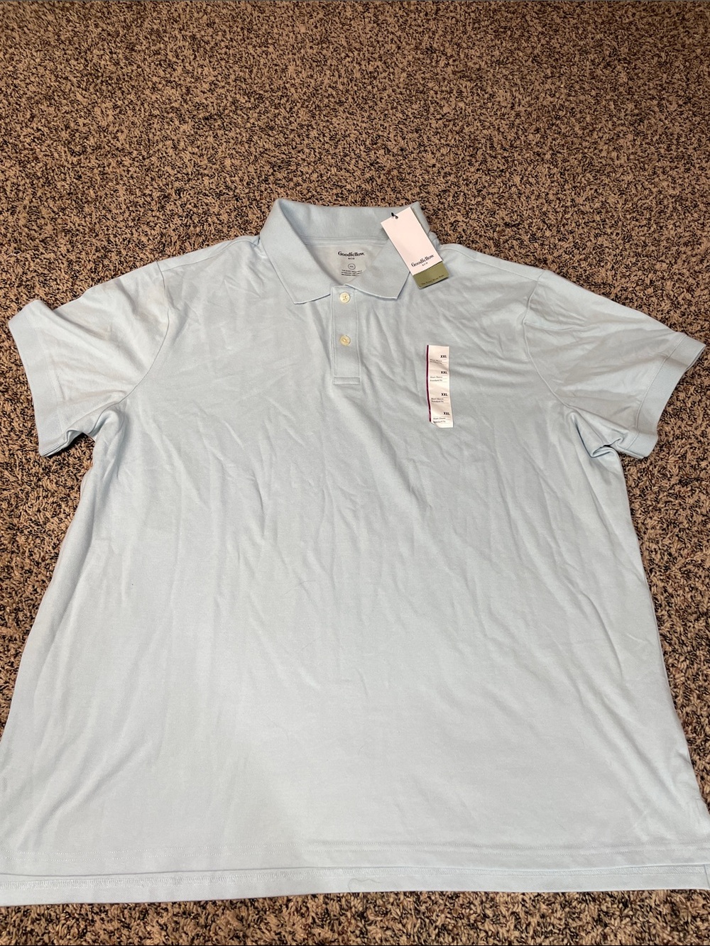 Goodfellow & Co Light Blue Men’s Polo Size XXL | NWT